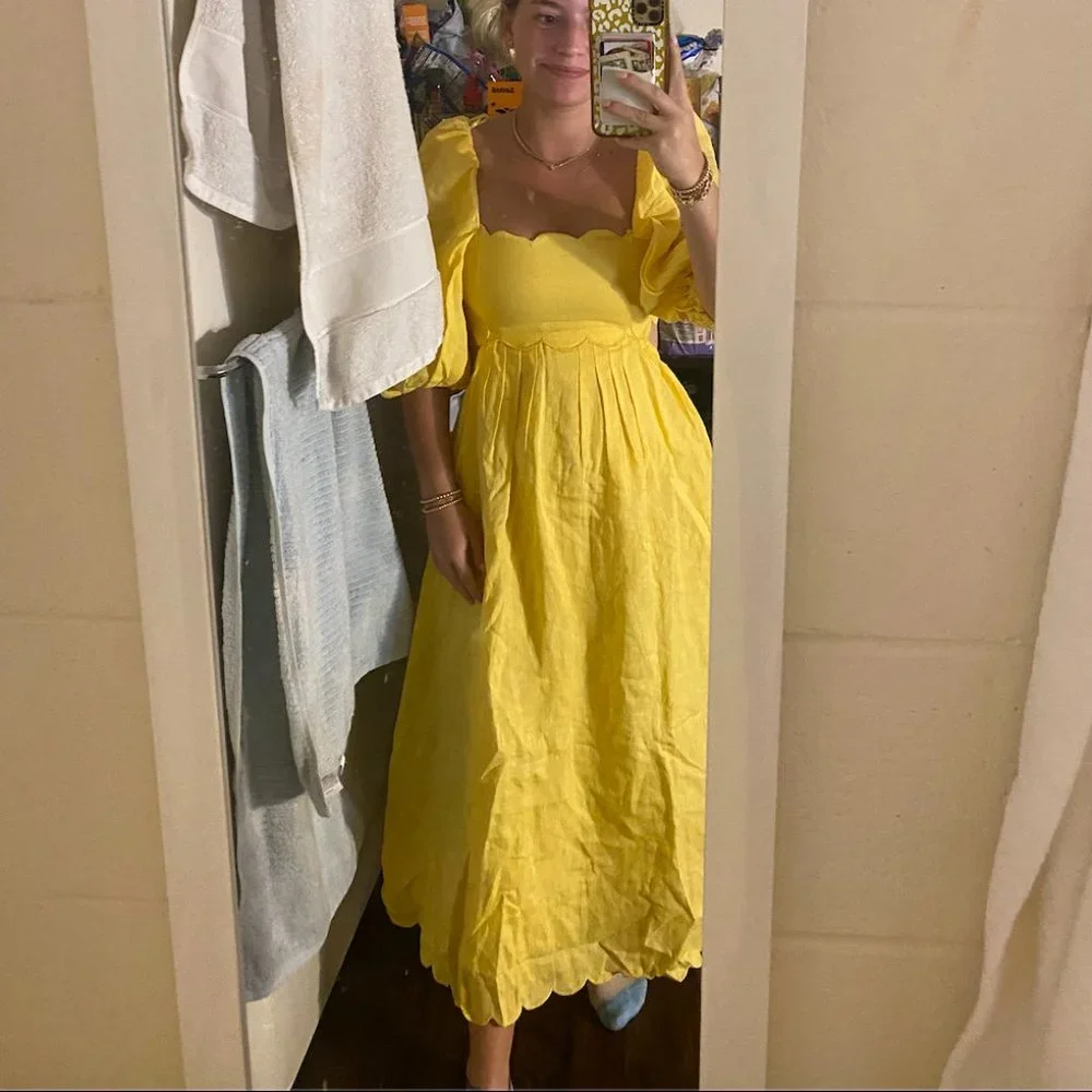 Yellow Mable Maxi dress - Picture 1 of 4